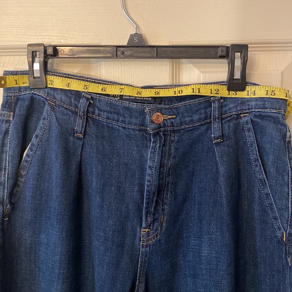 Women’s GAP denim 30L/10 High Rise Wide-Leg preowned jeans. - Picture 6 of 13